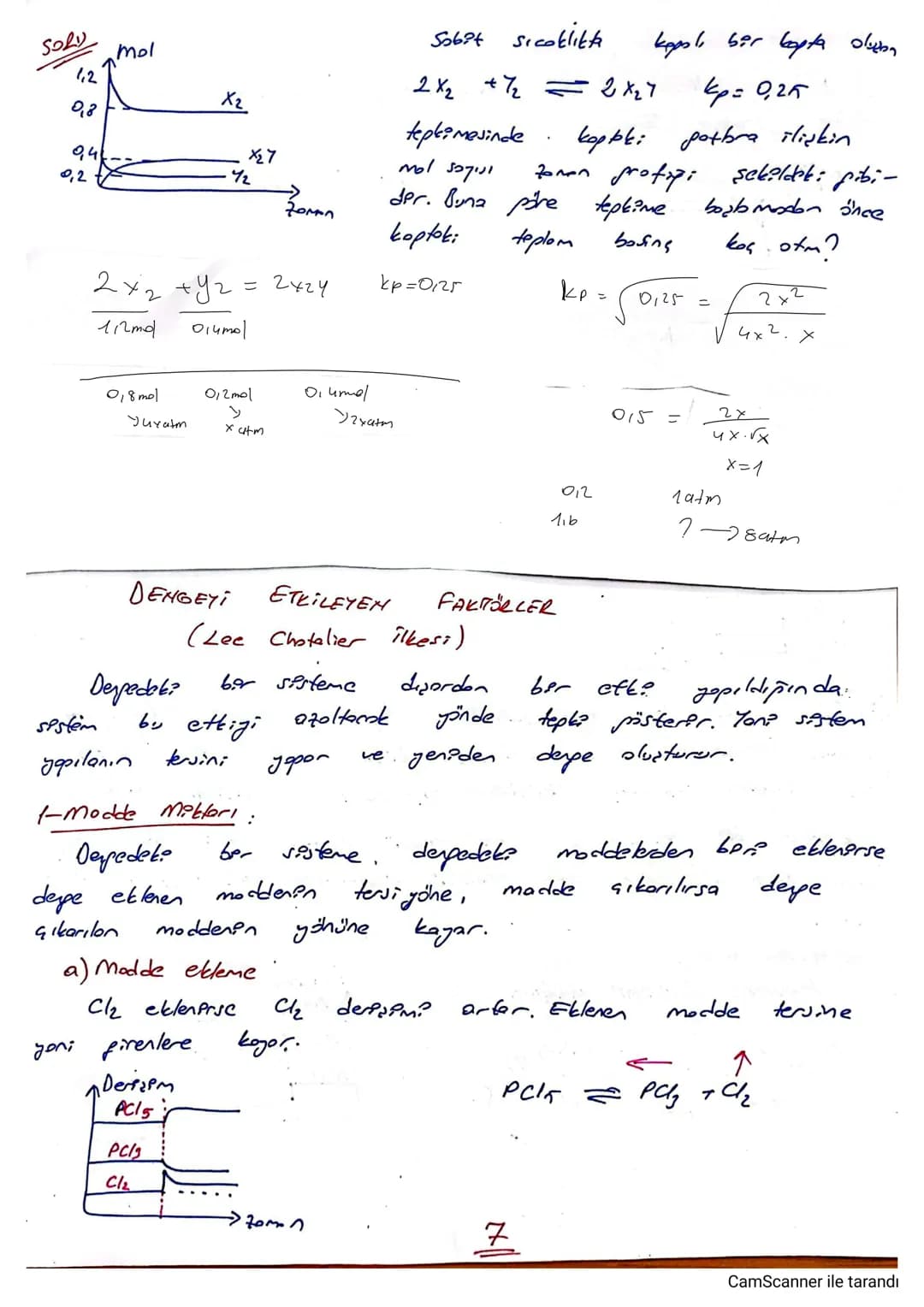 KIMYASAL
DENGE
④Kapoli ber kopta
Le
belerle
ber
Sıcaklıkta
pirenkerin
hızının
'
bpr reaksiyonda ürün
lerin ürünlere
dönüşüm
esit olduğu duru