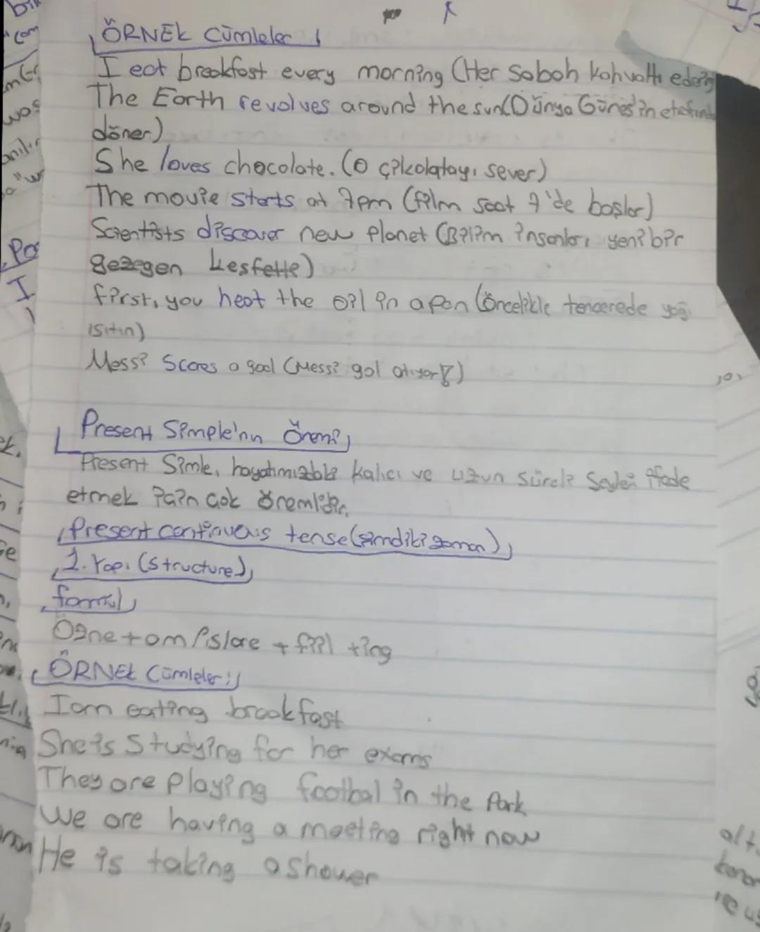 Present Simple tensel

Present simple tens Ne Zomon kullanılır?).

1) Alışkanlıkla ve rutinler: Hergün, her hafta veya belil?
aralıklarla ya