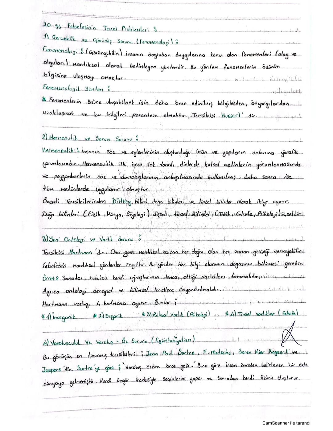 20.Yüzyıl Felsefesinin Temel Problemleri  