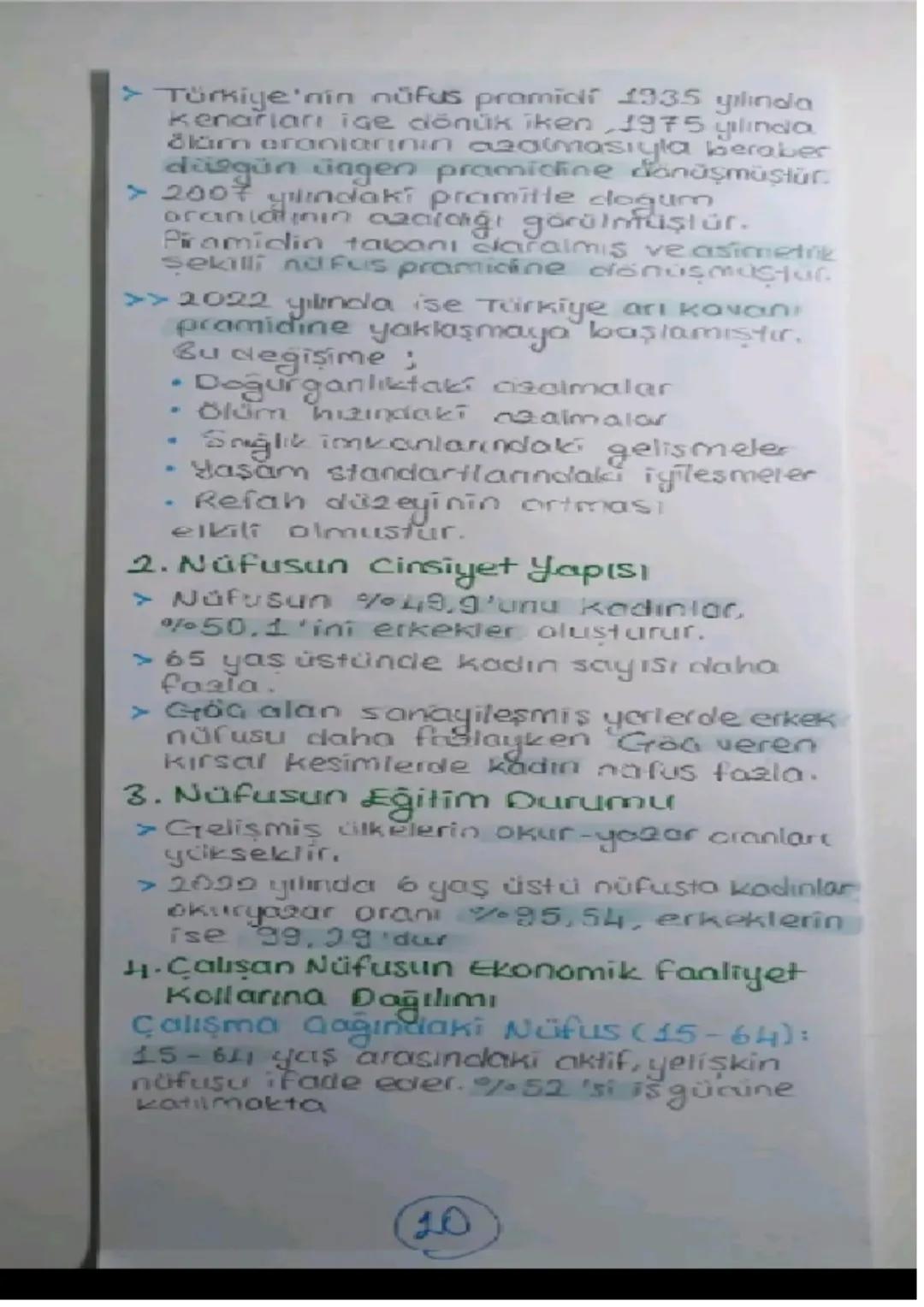 NÜFUS
Nüfusun özellikleri ve önemi
Nüfus Celirli bir zamanda sınırları
tanımlı bir bölgede yaşayan insan
Sayısıdır.
Demografi Sinirian belir