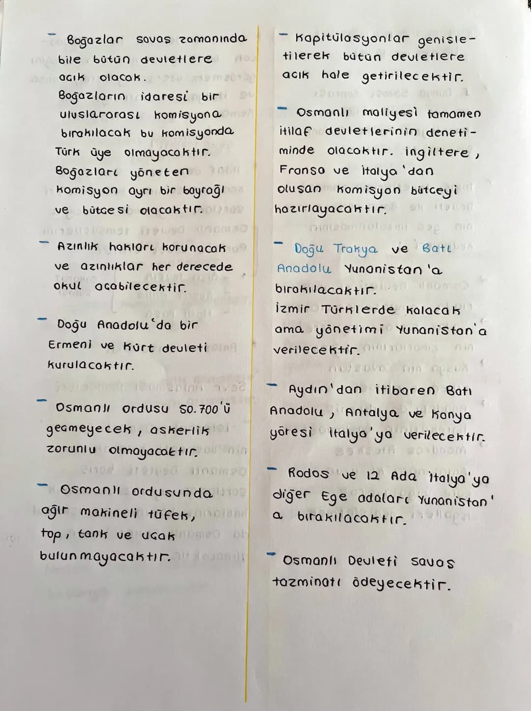 ->
->
->
SEVR BARIS ANLASMASI
(10 Ağustos 1920)
I. Dünya Savosi Sonrası
en geç barış antlaşması
imzalayan devlet Osmanlı
Devleti'dir.
MID
it
