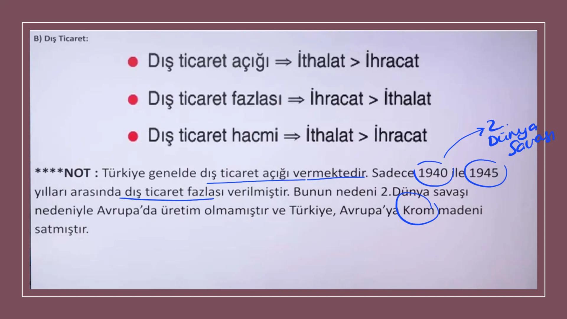 TÜRKİYE'DE SANAYİ
Ham madde ya da yarı işlenmiş maddelerin tam işlenerek kullanıma hazır hale
getirme (imal, mamul) durumuna sanayi denir.
T