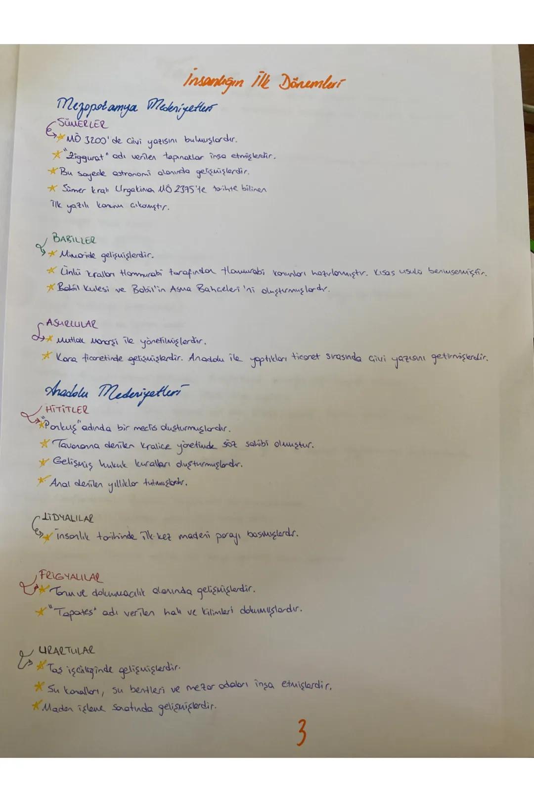 İnsanlığın İlk Dönemleri