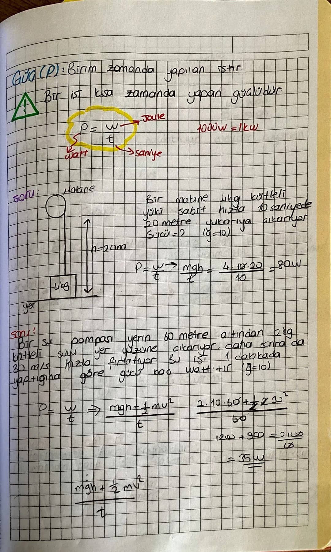 A) Kinetik
Hiz
ENERJI
6) Potansiyel C) mekanik
Durum Esneklik
Em=Fk+Ep
A) Kinetik Enerji (Ex):
Cisimlerin hızından dolayı sahip olduğu enerj