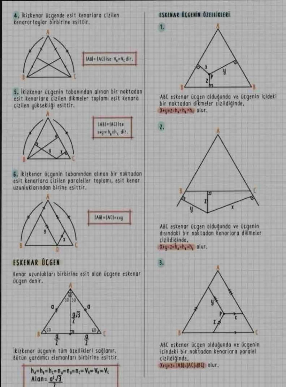 ÜGGENDE EŞLİK-BENZERLİK
OGGENDE EŞLİK
iki üçgende, karşılıklı kenarlar birbirlerine eşit ve
karsılıklı acılar birbirlerine esit ise bu üçgen