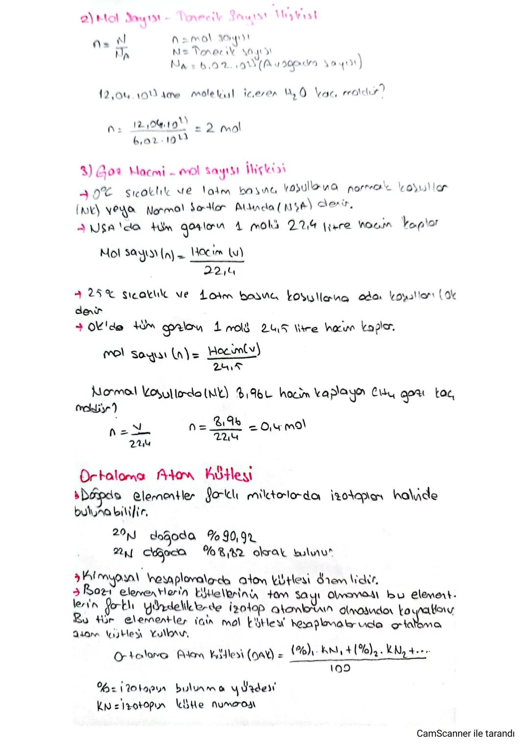 # MOL KAVRAMI

Belirli sayıda trecik belirli bir biçimde ifade edilir. Bu
nedenle toneciklerin sayısı moldenilen özel bir birimle
ifade edil