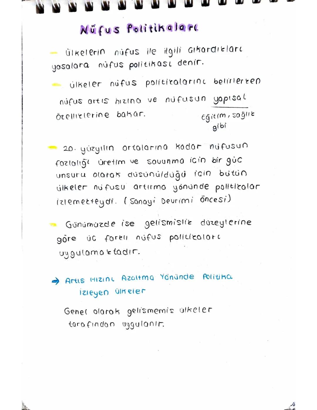 Nüfus Politikaları