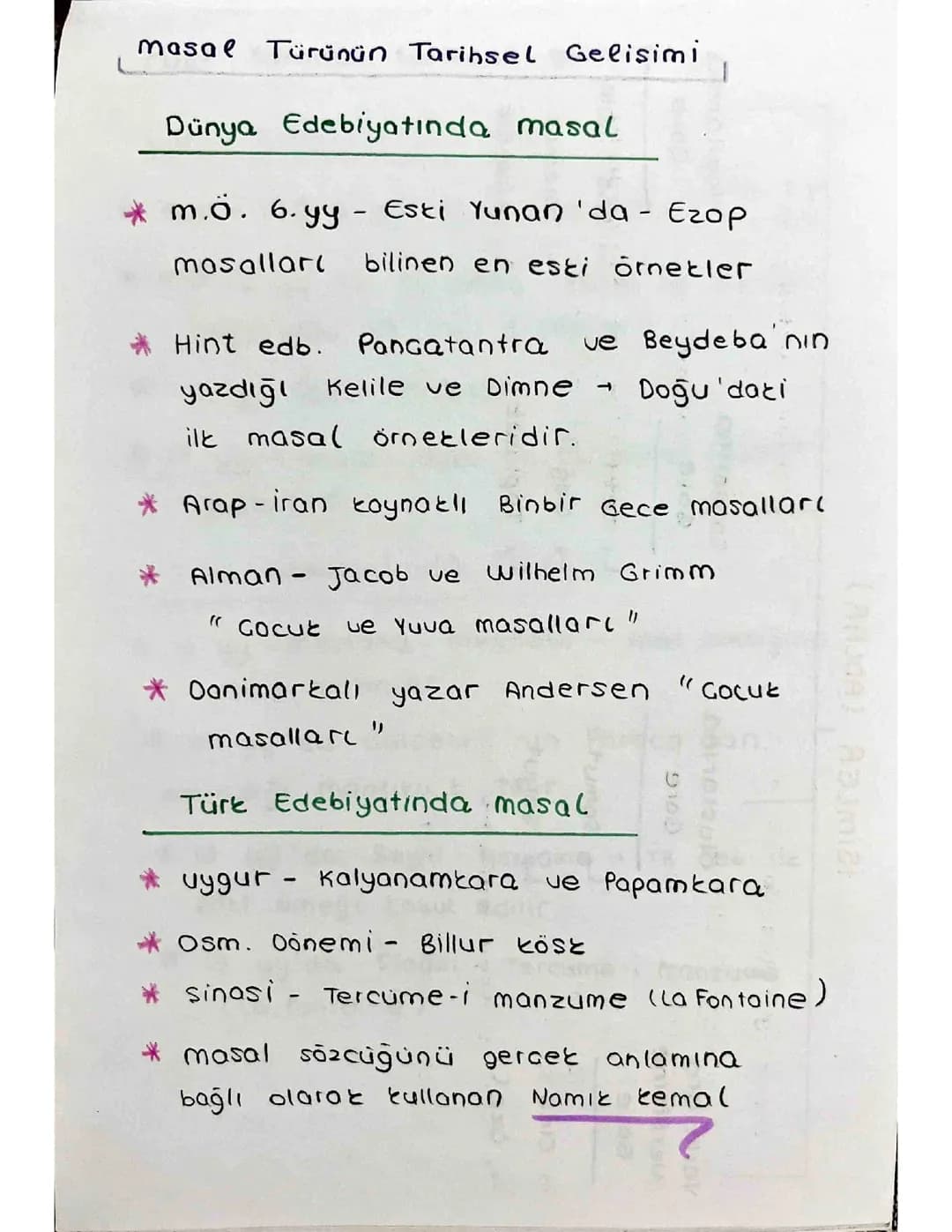 Masal-Fabl