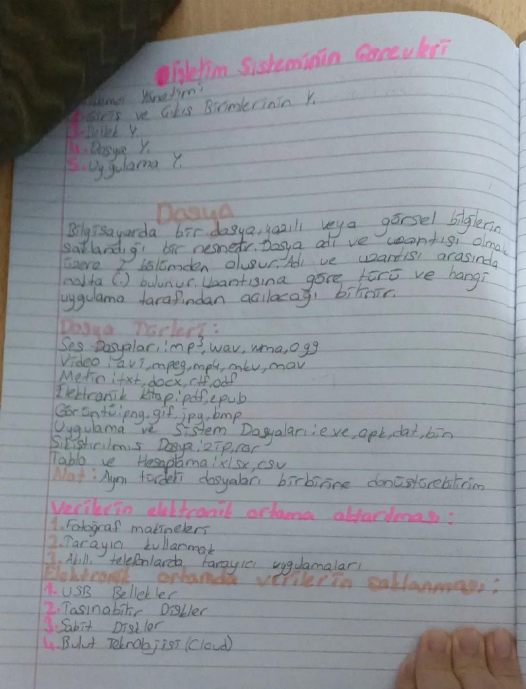 6. Sınıf Bilişim Teknolojileri Ders Notları