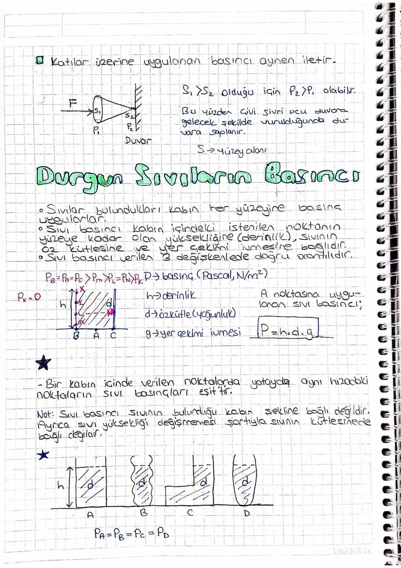 2. UNITE
BASING
о
°
Katı Basınçl
Katı bir cismin yüzeye uyguladığı toplam kuvvete basing
yüzeye uyguladığı dik kuvvete (P)
kuvveti (F), biri
