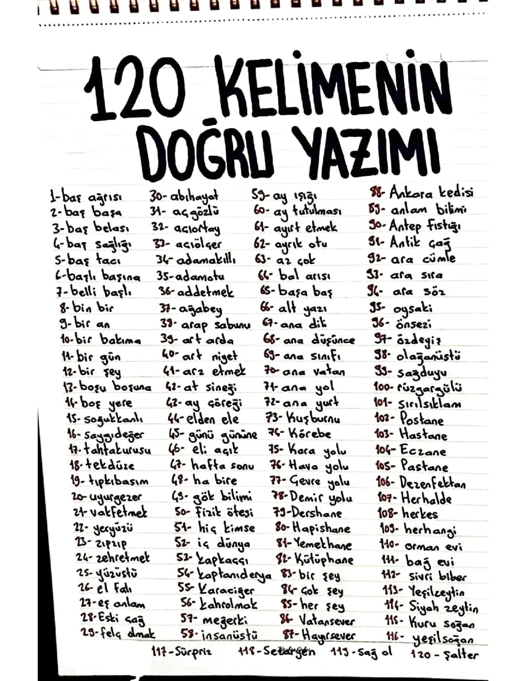 En Çok Karıştırılan 12 Kelimenin Doğru Yazımı