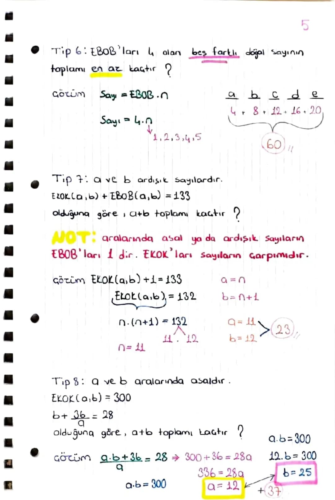 •
=
EBOB-EKOK =

EBOB: En büyük ortak bölen demektir.

1
Örnek:

10
20 50 2
1,2,5,10
LEBOB
10 25 2
5 25 5
1 5 5
1

EBOB (20,50) = 2.5
=(10)〃