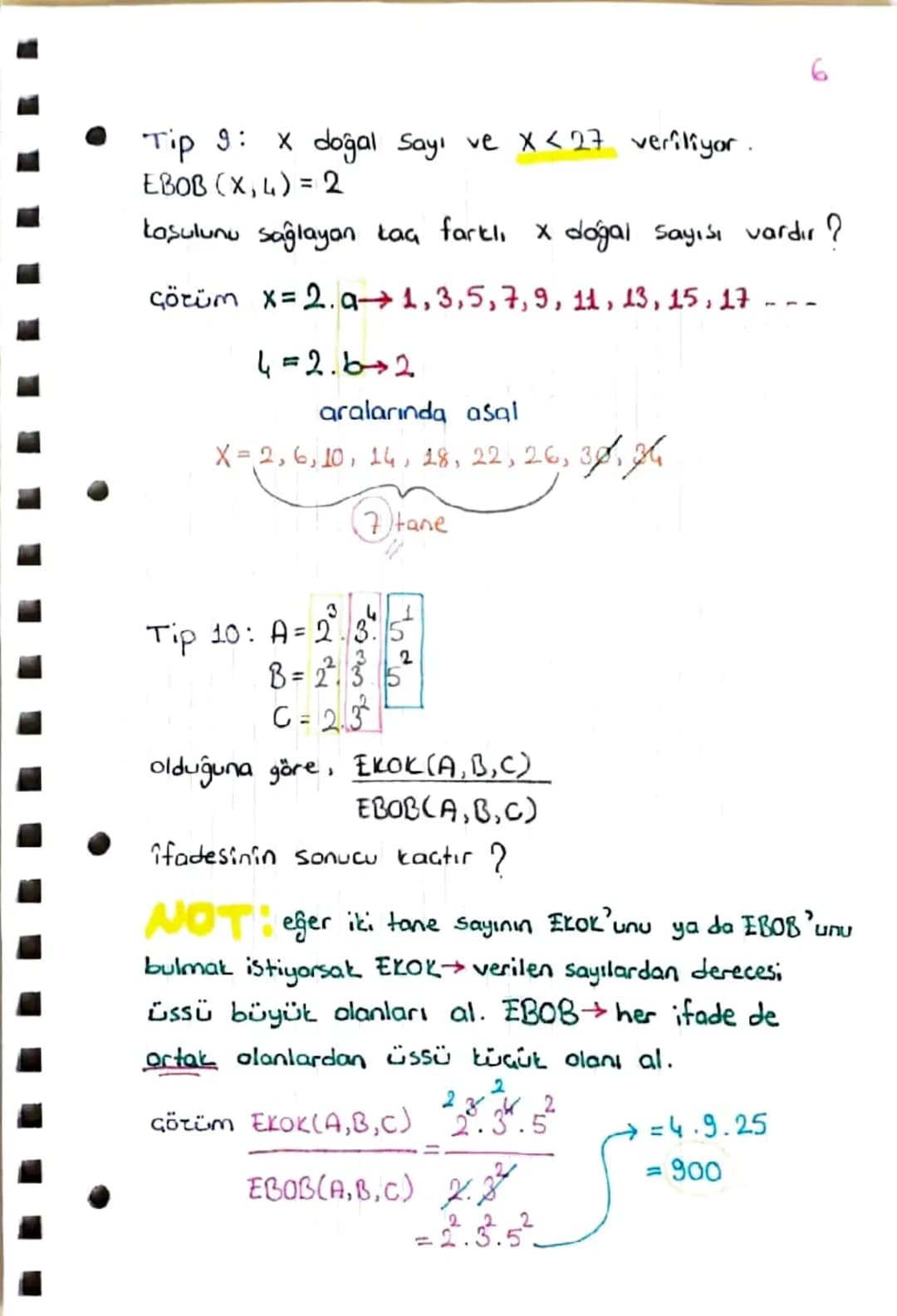 •
=
EBOB-EKOK =

EBOB: En büyük ortak bölen demektir.

1
Örnek:

10
20 50 2
1,2,5,10
LEBOB
10 25 2
5 25 5
1 5 5
1

EBOB (20,50) = 2.5
=(10)〃