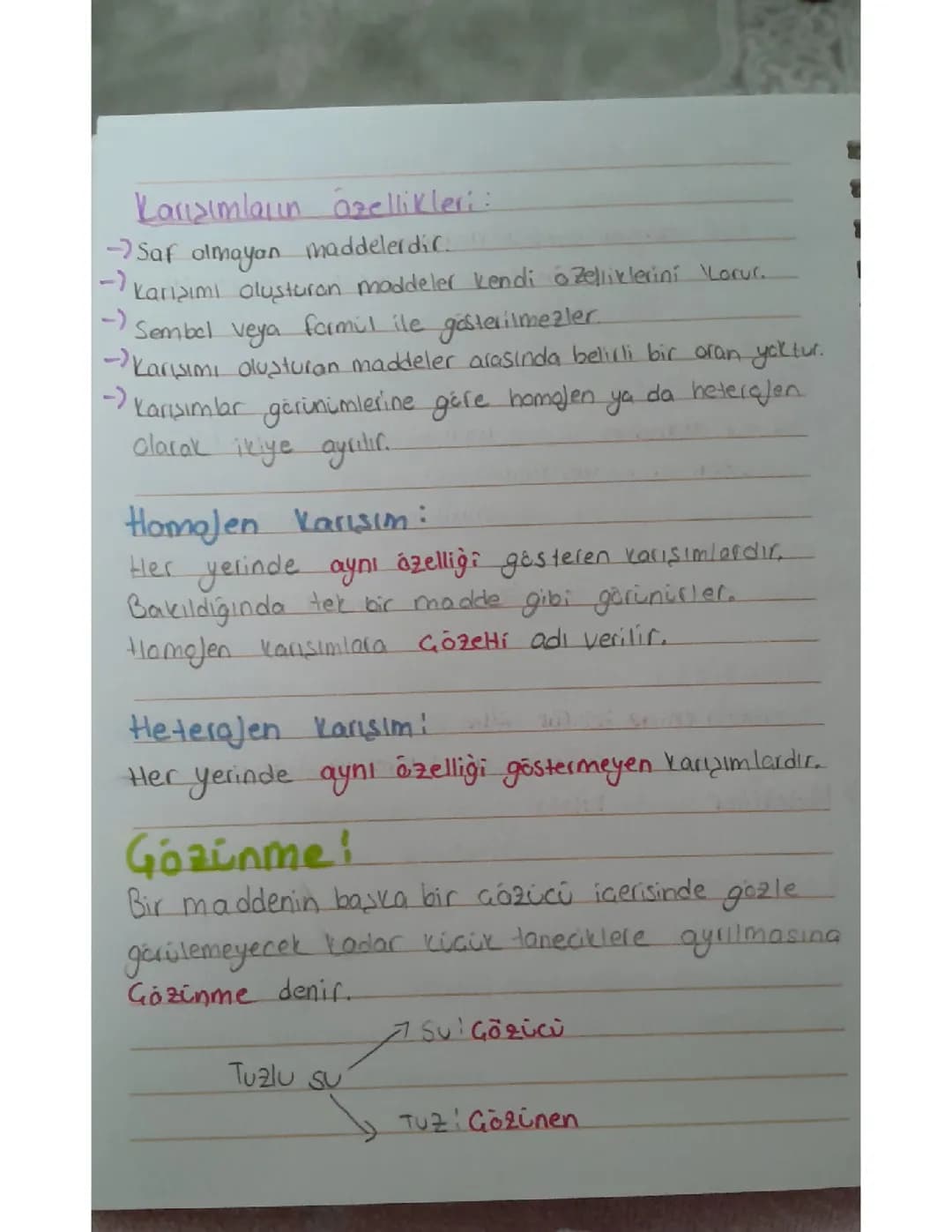 Karışımlar