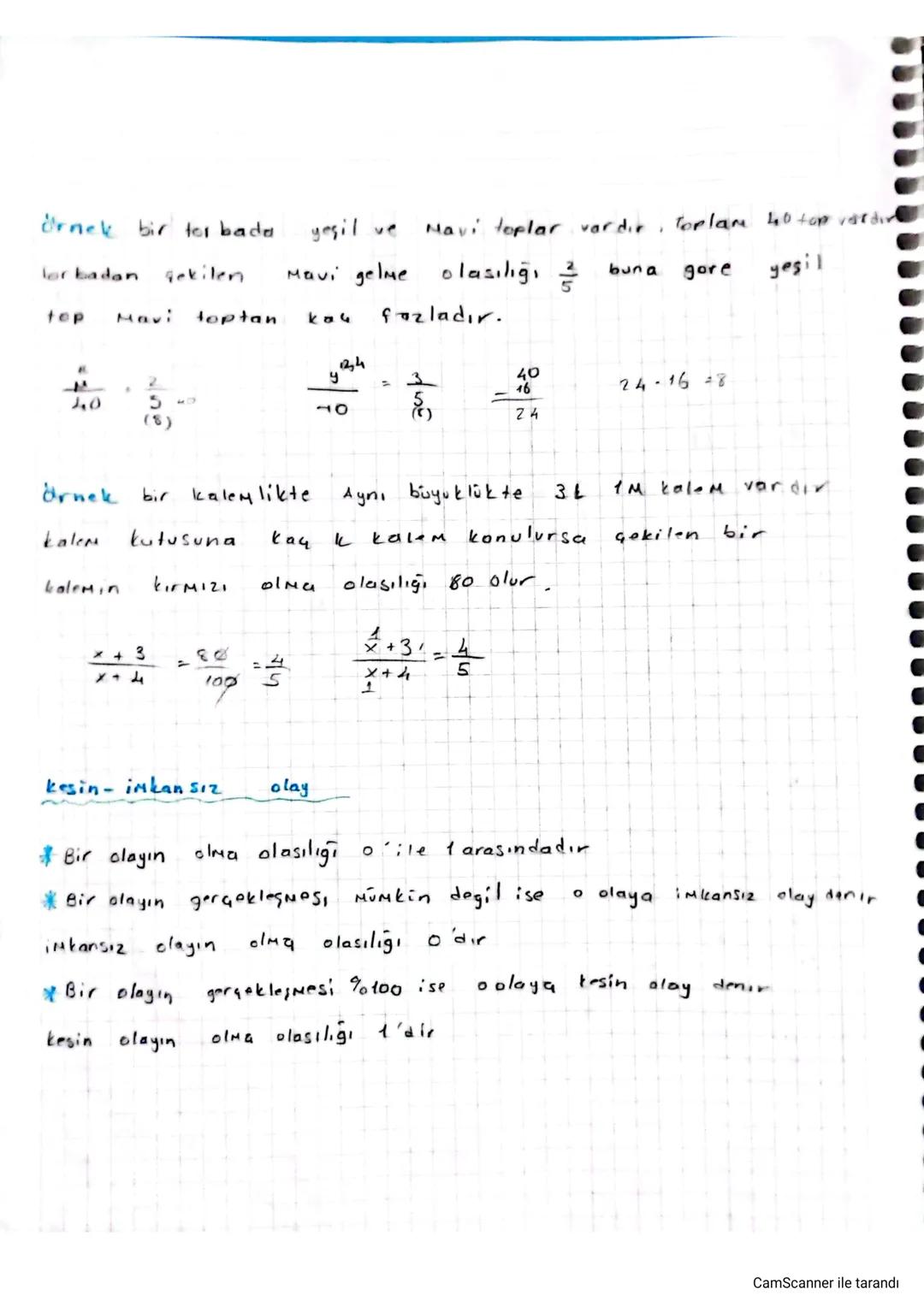 Olasılık
*Deney: Bir olayın Sonucunun
ne
olacağını görmek için yapılan işleme denir
*Gikti: Bir deneyde elde
edilecek
Sonuçlara denir
Kolası