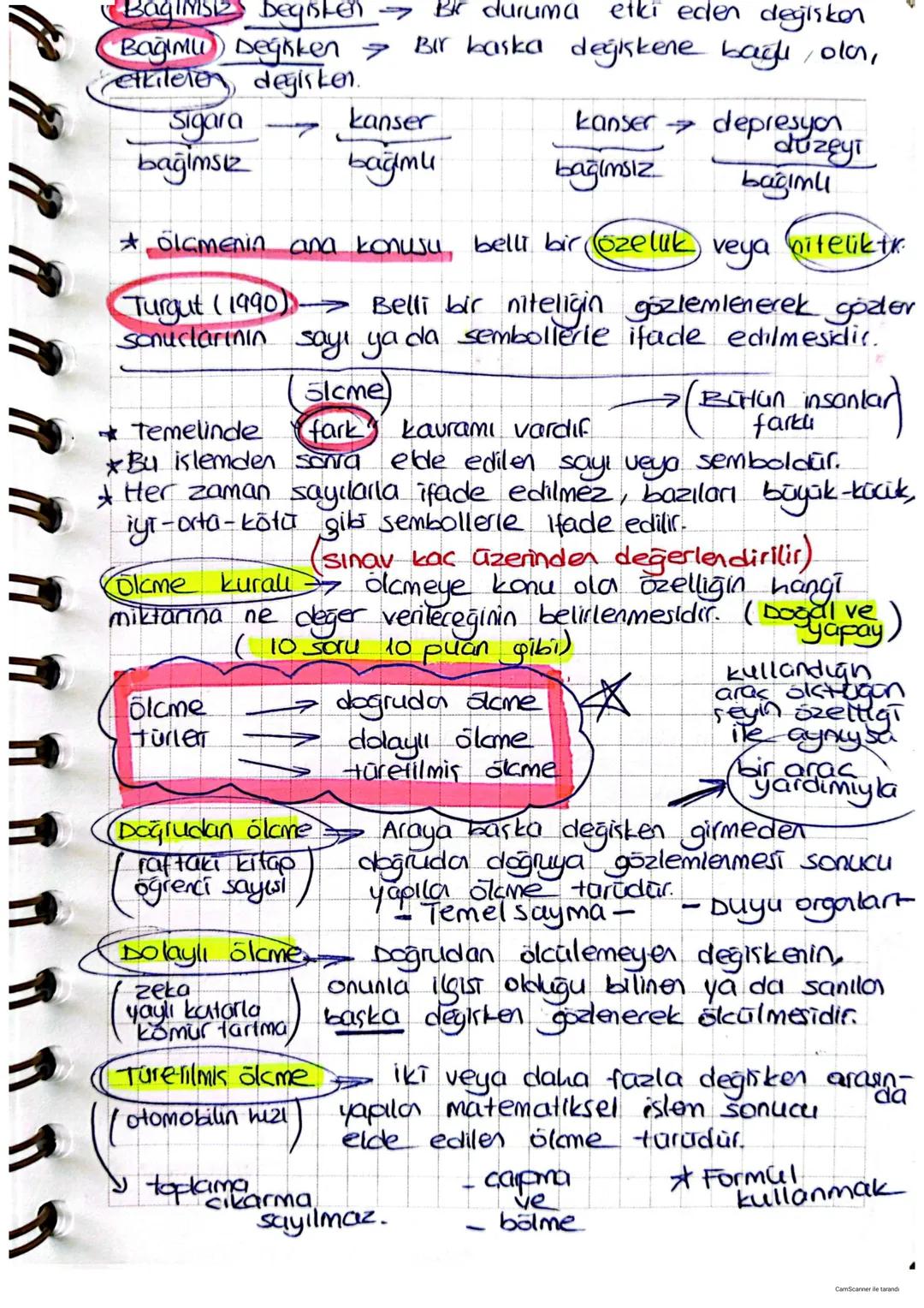 Bir özelliğe sayı veya sembol verme
OLCME VE DEĞERLENDİRME
Sistem
işlemidir.
karşılıklı etkileşim olusturan Ogelerin
anlamlı bir bütün olust