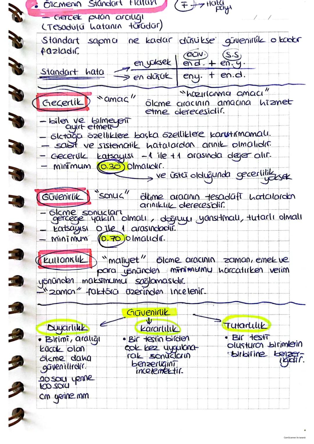 Bir özelliğe sayı veya sembol verme
OLCME VE DEĞERLENDİRME
Sistem
işlemidir.
karşılıklı etkileşim olusturan Ogelerin
anlamlı bir bütün olust