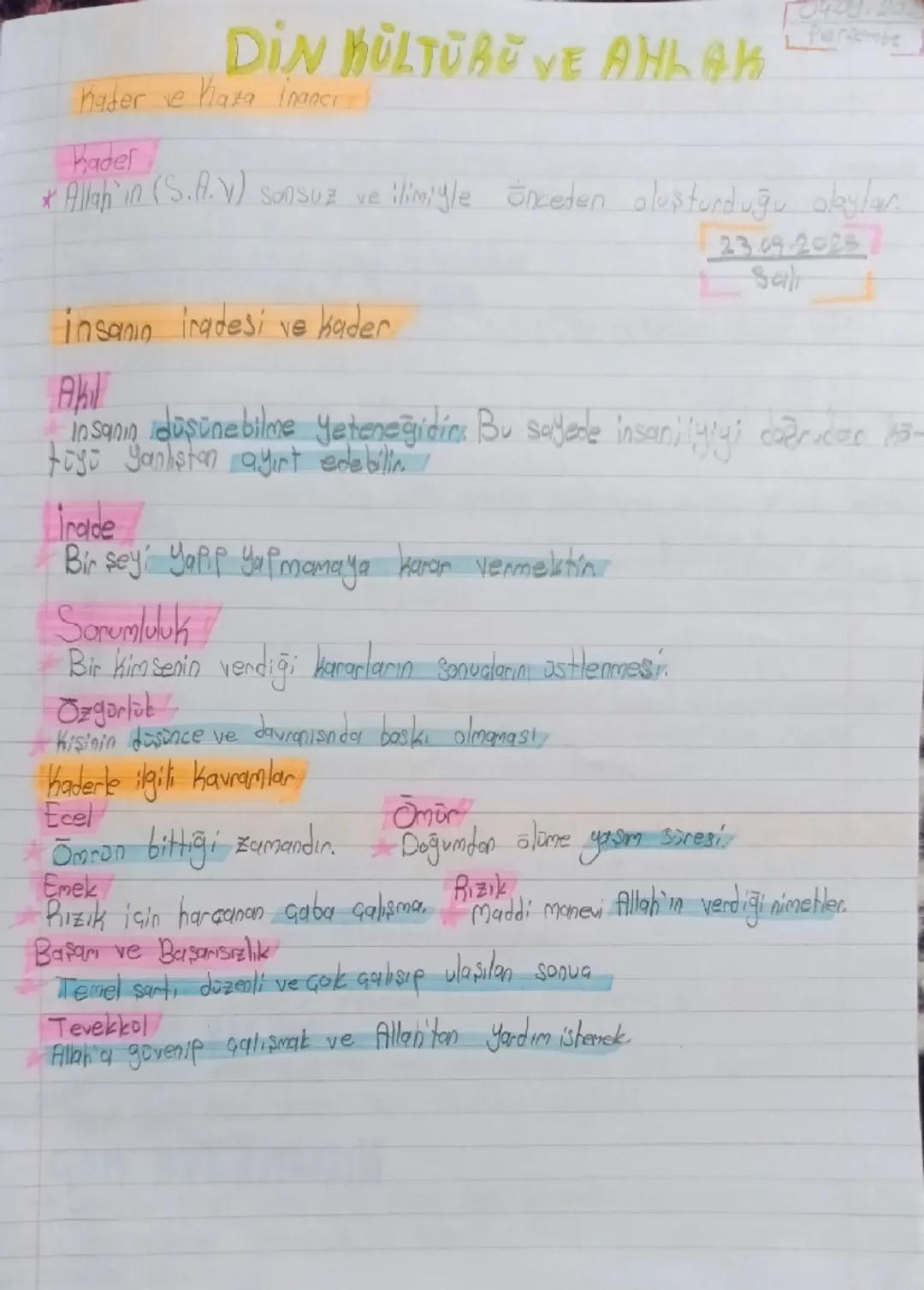 8.sınıf din kültürü ve ahlak bilgisi 