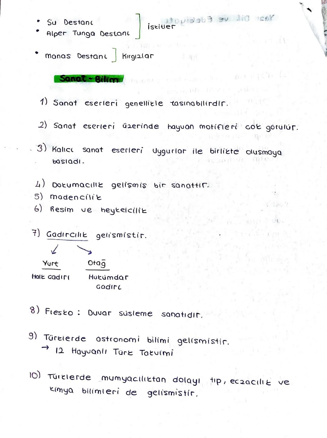 # İslamiyet Öncesi Türklerde
Kültür ve Uygarlik

A) Devlet Yönetimi

① Deuletin olus Sıralaması
Oğus - Urug - Boy - Bodun - il

② Yönetim Se