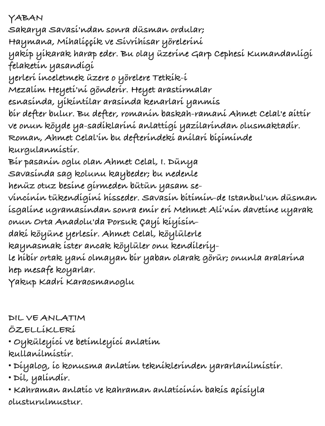 CUMHURIYET DÖNEMINDE ROMAN (1923-1950)
Roman; yasanmis ya da yasanmasi mümkün olay veya durumlarin
kisi, yer ve zamana bagli olarak okuyucud
