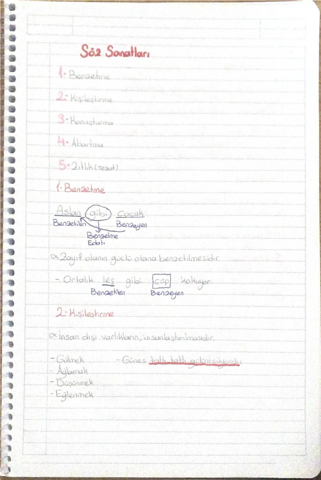 Söz Sanatlar
1.Benzetme
2: Kişileştirme
3-Konuşturma
4. Abartma
5-2th (Text)
Benzetme
Aslan gibi) Cocuk.
Benzetilen
Benzeyen
Bengelme
Edat
&