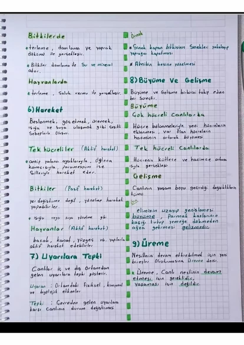CHALILAKIN
ORTAK OZELİKLERİ
1) Hücresel Yapı
Tom Canlıların yapısal ve işlevsel
en küçük yapı birimi Hücre 'dir.
Prokaryot
Gekirdeği ve zarl