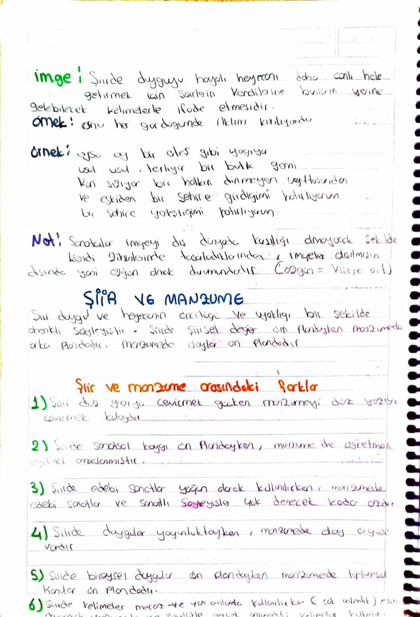 SUR-
Duygu dusunce ve hayellerin Ahenkli bir Şekilde misroor halinde
yazilmasina
Sur denir.
ŞiiRiN UNSURLARI-
1) Nazim birimi: Şiirde onlom 