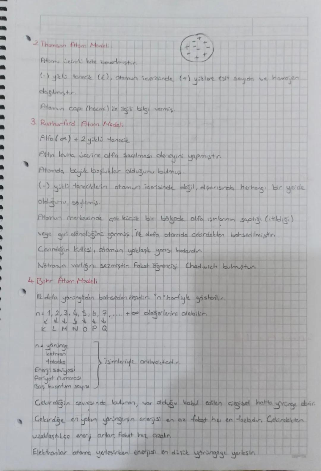 ATOMDAN PERIMODIC TABLOYA
1. Dalton Atom Modeli
Atonnu içi dolu kireye benzeristic. (Denir bilye)
Atam parçalanamaz
Bir elementin butin atom