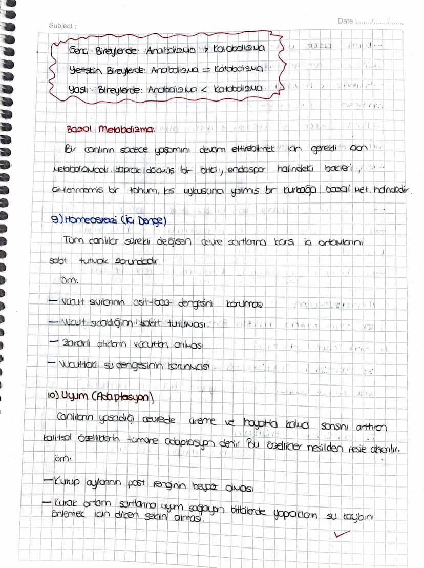 Subject:
Canlilanın ortak Özellikleri
-Hucresel yapı: tum conlilar hucre Je hucrelerden oluşur.
Hücre sayısına
gore
Tek hücreliler
-Baktenle