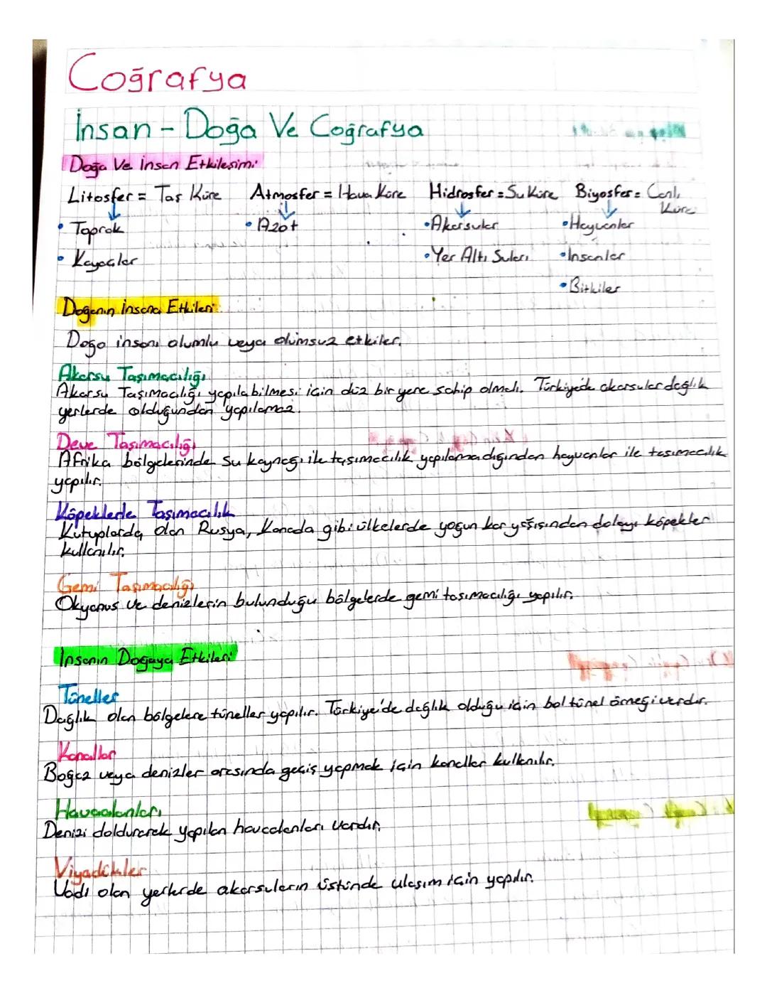 COĞRAFYA - İnsan Doğa Ve Coğrafya