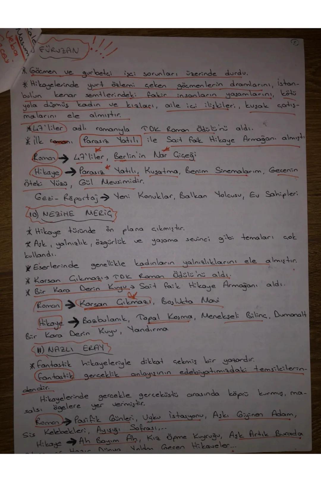 MODERNIZMI
ESAS ALAN ESERLER
alegorik anlatıma
önem verilmiştir.
Bu dönem eserlerinde
*Bireyin bunalımları, toplumla catisıraları anlatılmış