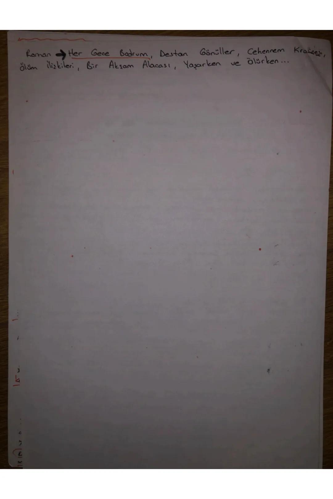 MODERNIZMI
ESAS ALAN ESERLER
alegorik anlatıma
önem verilmiştir.
Bu dönem eserlerinde
*Bireyin bunalımları, toplumla catisıraları anlatılmış