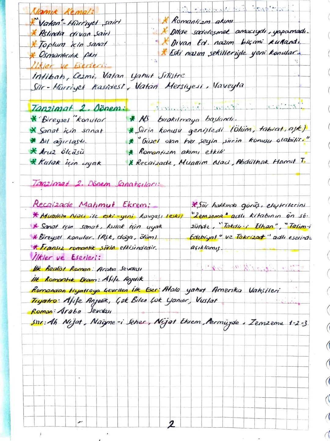 EVERLYAT
Tanzimat Edebiyatında Siir
* Divan 1. etkisinden kurtulamamis. *Görünus-divan, içerik farkl
* Genellikle aryz ötc. kullanıld *Hürri