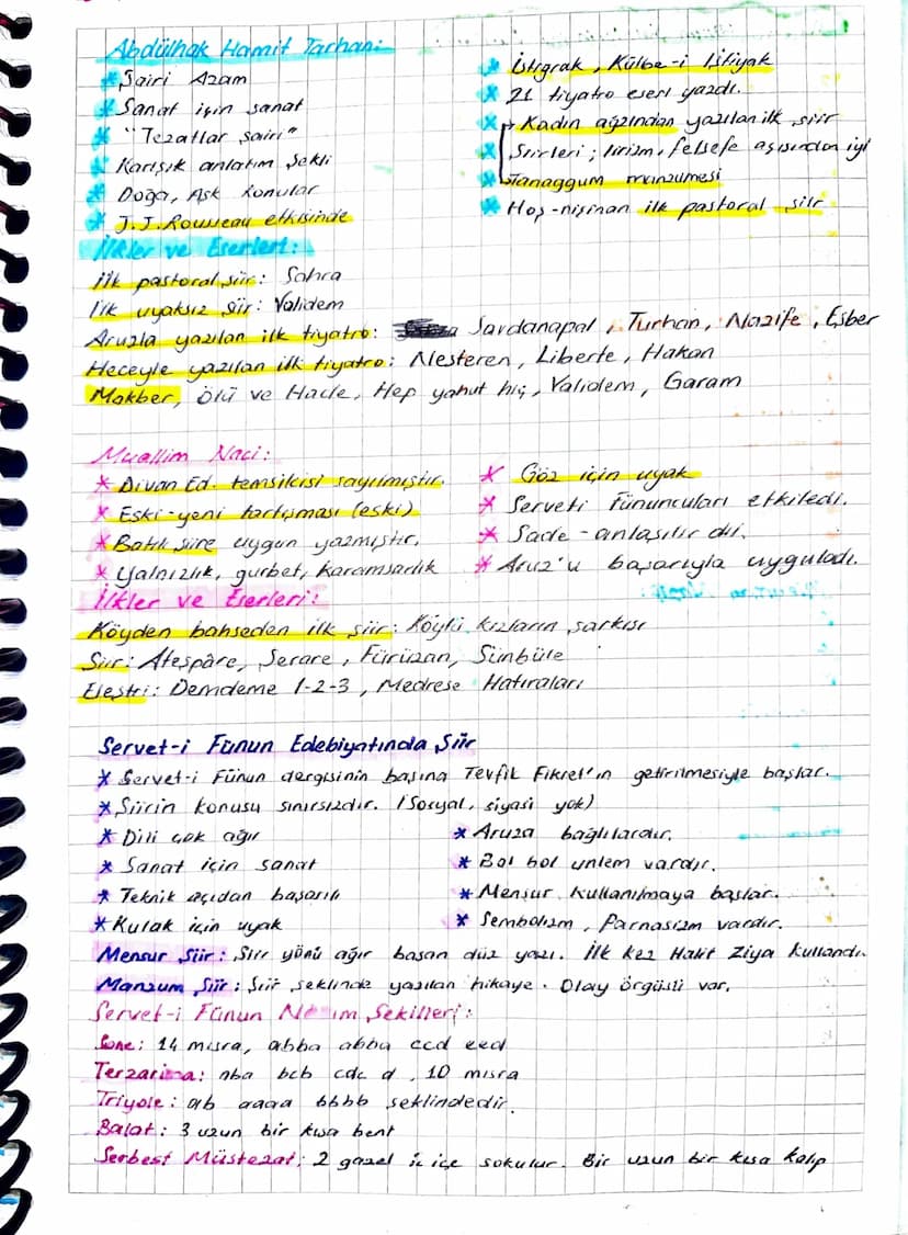 EVERLYAT
Tanzimat Edebiyatında Siir
* Divan 1. etkisinden kurtulamamis. *Görünus-divan, içerik farkl
* Genellikle aryz ötc. kullanıld *Hürri