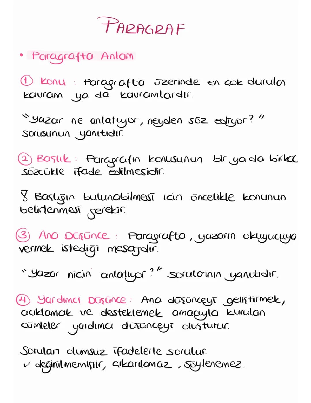 Paragraf Bilgisi 