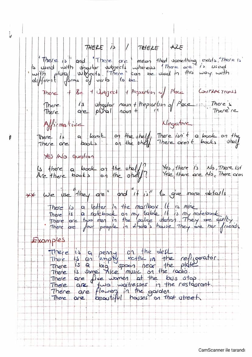 نا
THERE is
There is
and There are
is used with singular subjects
with plural subjects. "There
THERE
ARE
mean that something exists. "There 