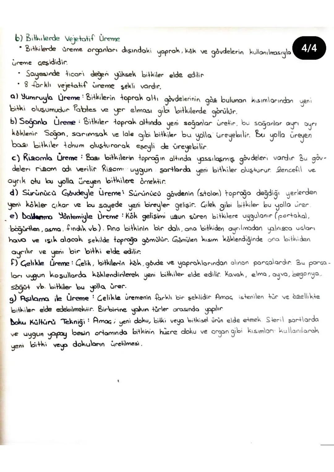 Eşeysiz Üreme
* Bir canlının başka bir canlıya ihtiyaç duymaksızın, tek başına genetik
benzer olan yavrular meydana getirdiği üreme çeşididi