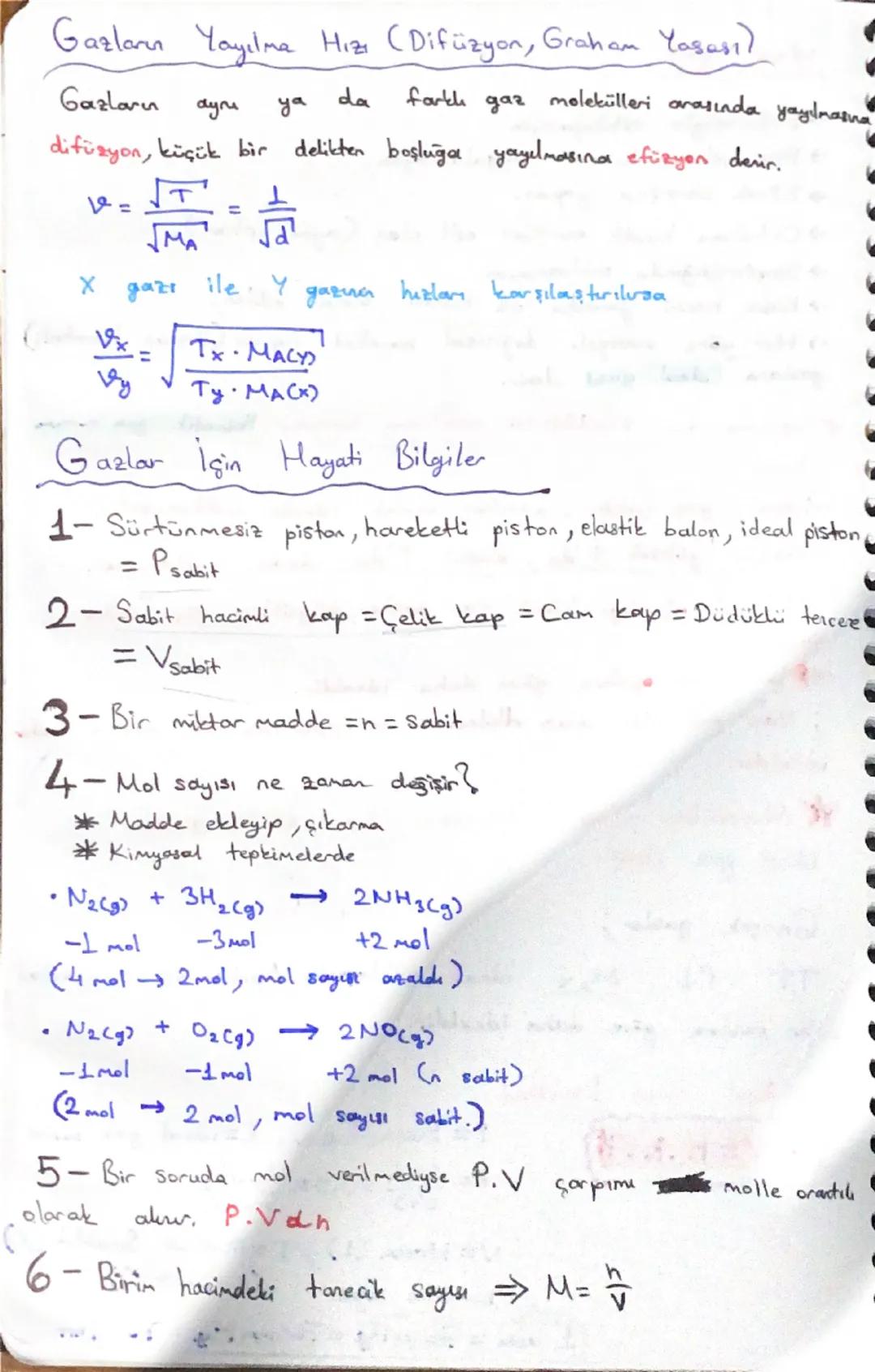 Ideal got
→Birbirleriyle etkileşmeyen,
→Itme-çekme kuvveti uygulamayan,
→Esnek çarpışma yapan,
→Ortalama kinetik enerjileri eşit olan (aynı 