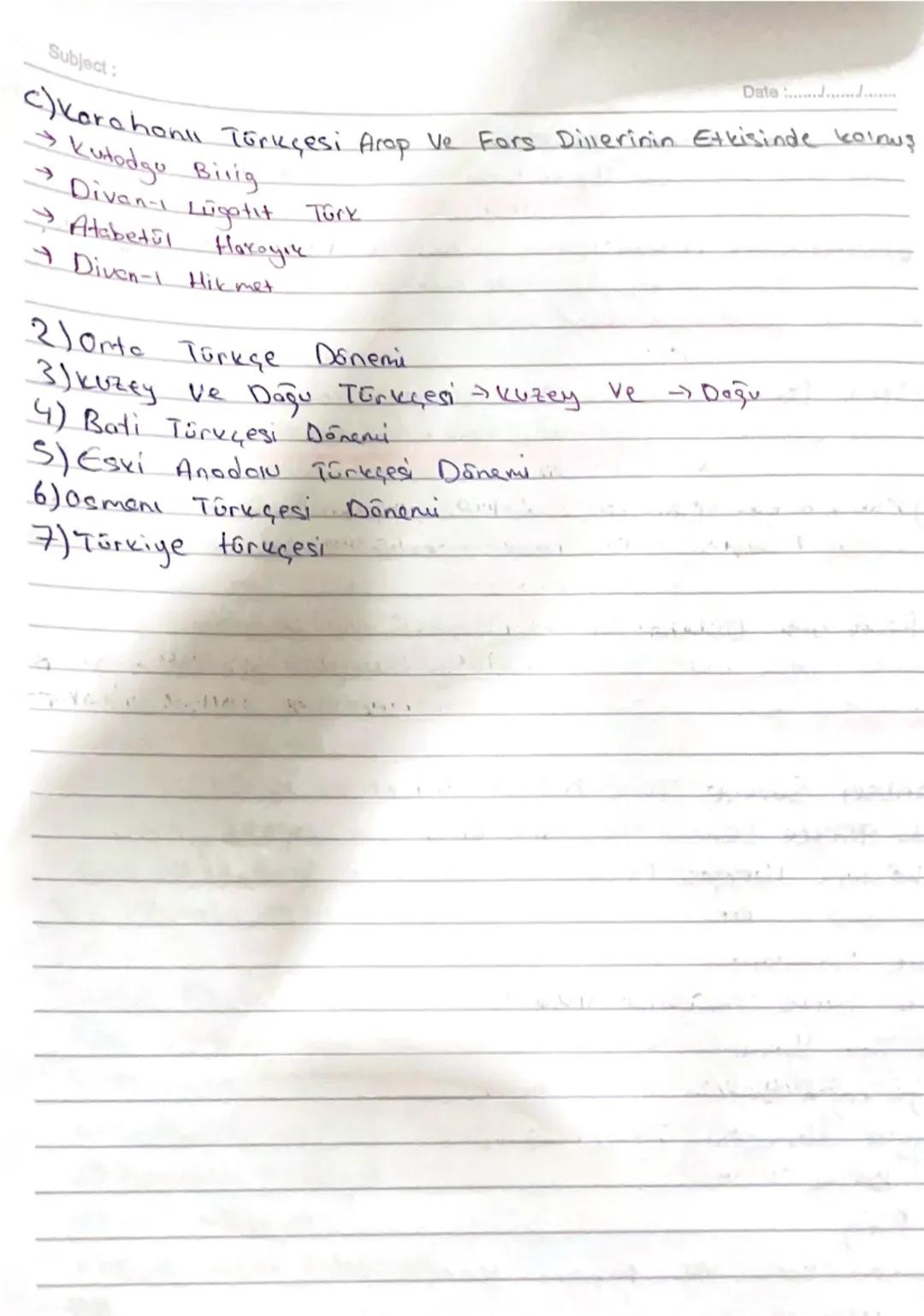 -
Subject: 1.Unite
EDEBİYATIN KAYNAKLARI
Date .....
- Herşeyden önce bir milletin en önemi ortak paydası ve onu
bir arada tutan unsurun dil 