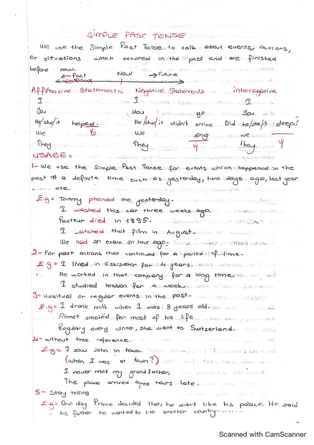 SIMPLE PAST TENSE
we use the Simple Past Tense to talk about events, actions,
Or situations
which occured in the past and
are
finished
befor