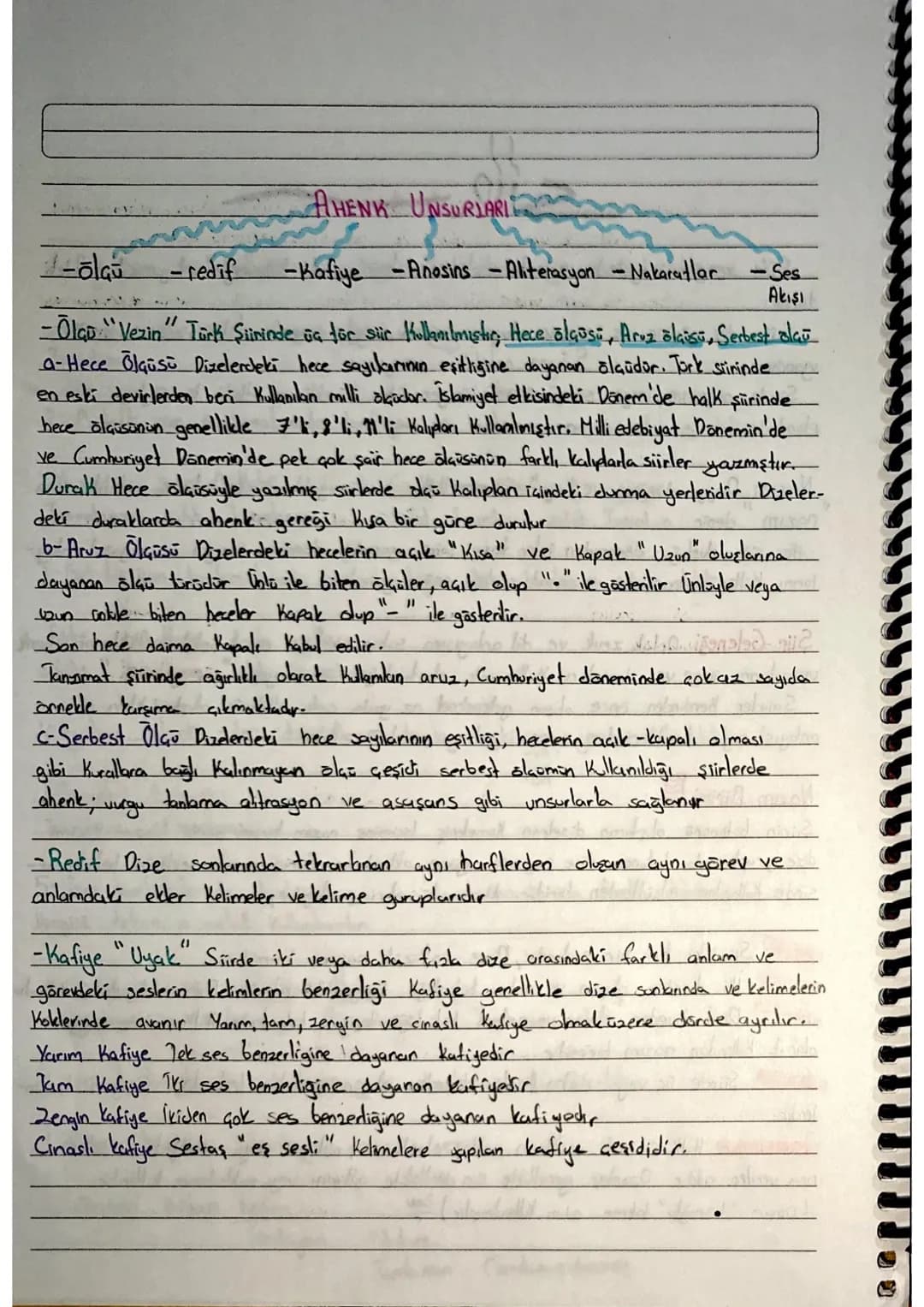"AHENK UNSURLARIT
1-ōlgú
-redif
-Kafiye Anosins - Aliterasyon - Nakaratlar
-Ses
Akışı
-Olgu "Vezin" Türk Şiirinde üç for suir Kullanılmıştır