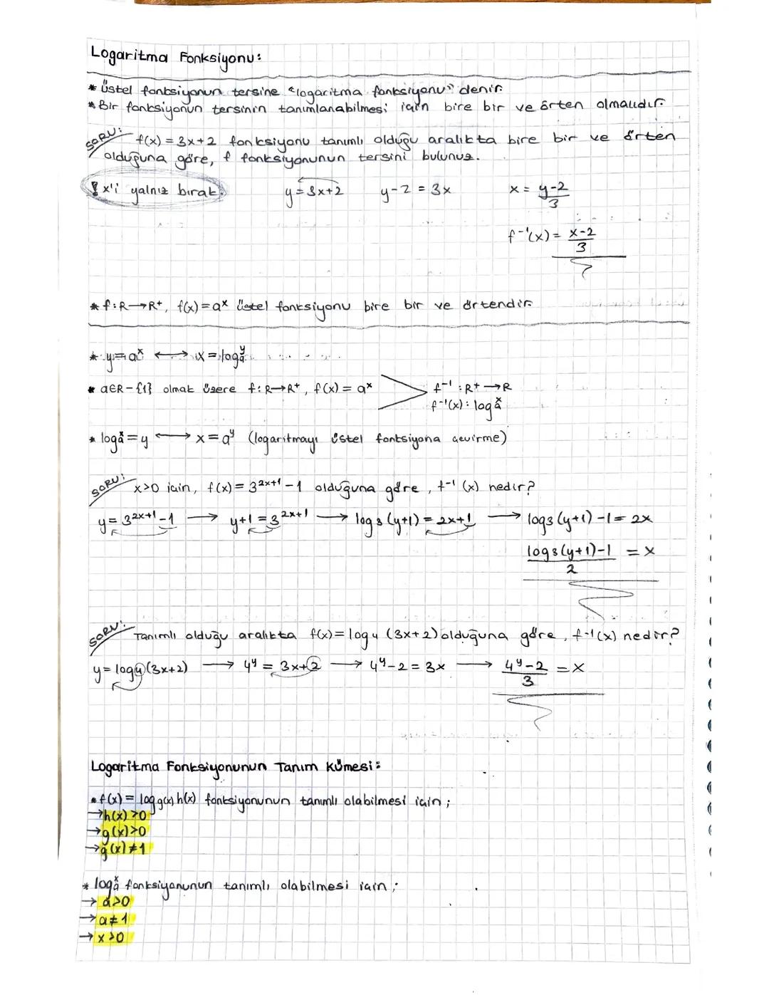 AYT Matematik: Logaritma Konusu Anlatımı