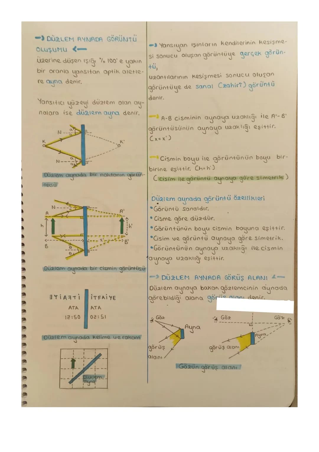 OPTİK
Işık ve ışık olaylarını inceleyen fizi-Yarıçapı fm olan içi boş bir kürenin mer-
ğin alt dalina optik denir.
- IŞIK ŞİDDETİ
kezine yer