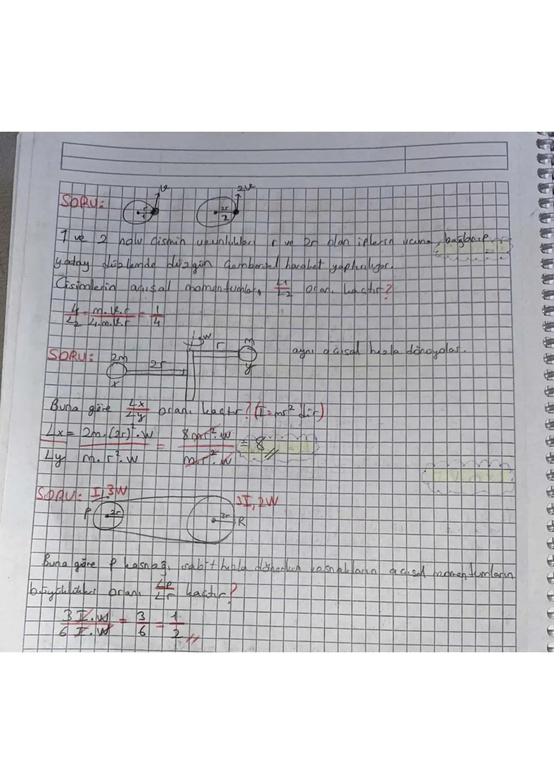 AGISAL MOMENTUM (I)
Disel momentum: (p) Kütlesi ve huz olan her cismin
Yonu: Gizgisel hula ayn.
yontu
ACISAL MOMENTUM (LY
aizgisel momentum 