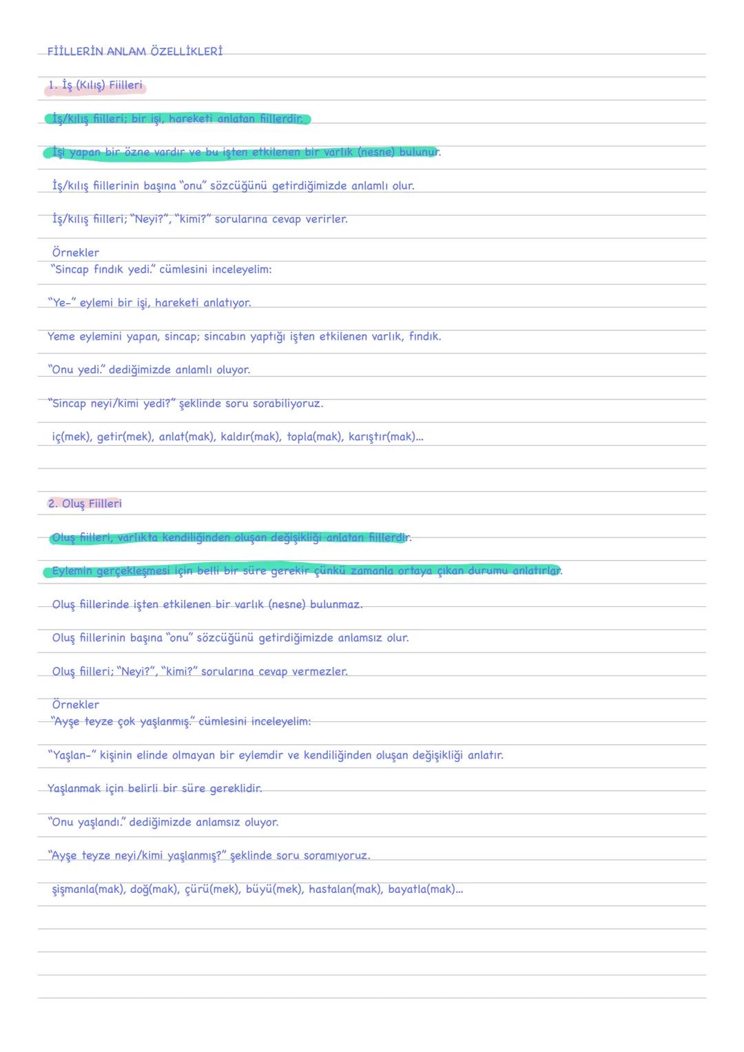 Fiil (Eylem)
İş, oluş, hareket bildiren sözcüklere fill denir.
Örnekler
Bugün sabah erkenden kalktım.
Ben de sizinle geleyim.
Sözcük, mastar