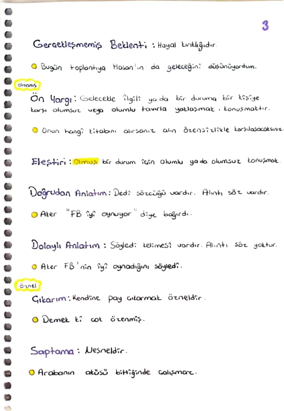 1
Delikanlik
CÜMLEDE ANLAM
Sitem: Birinden rahatsızlık duyup yine aynı kişiye iletmektir
Bayram sen? Got aradım ama
bana dönmedin bir
Gıybet