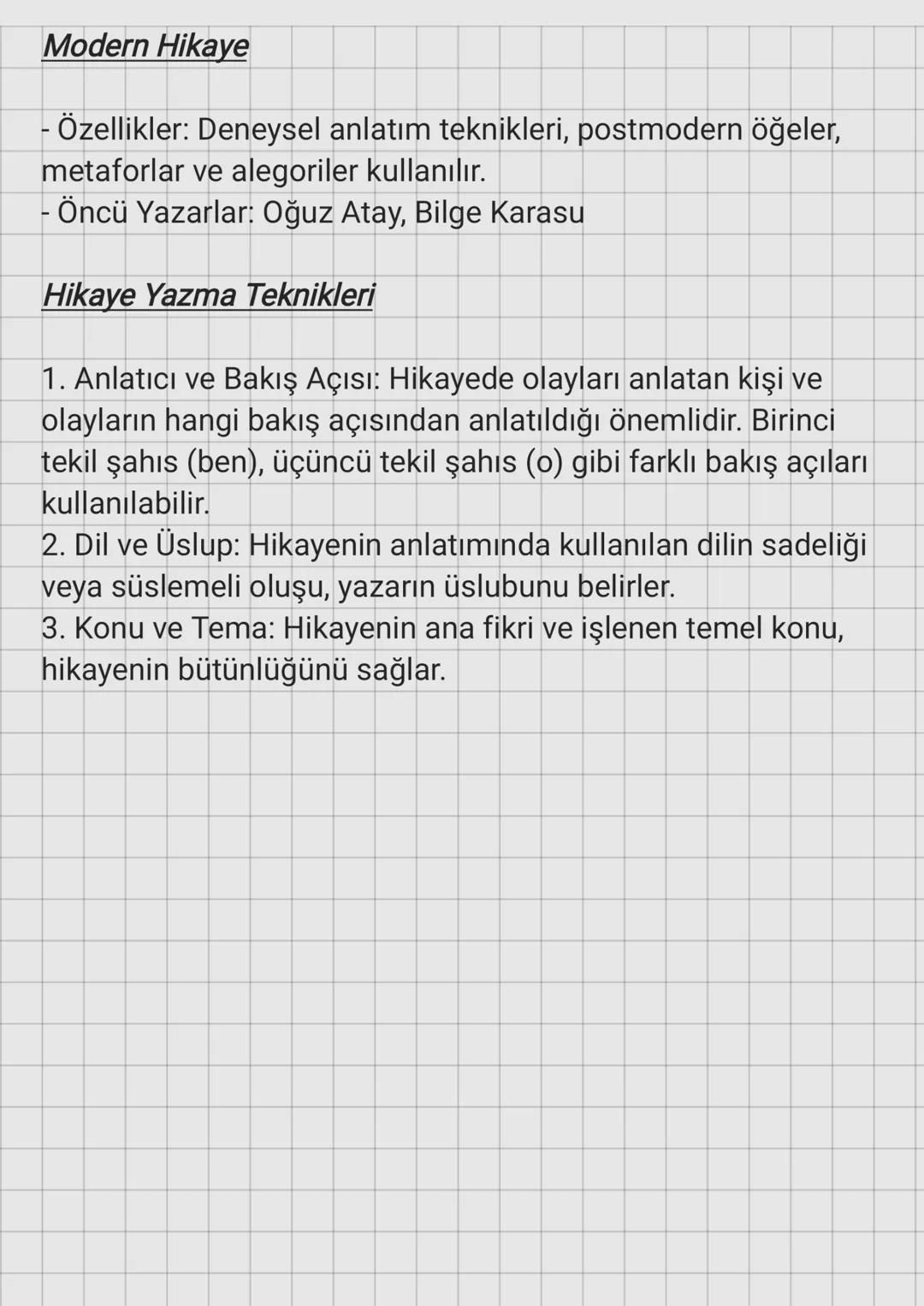 Hikaye
Hikaye Nedir?
Hikaye, gerçek veya kurgusal olayların, belirli bir zaman ve
mekanda, genellikle kısa ve yoğun bir anlatımla ele alındı