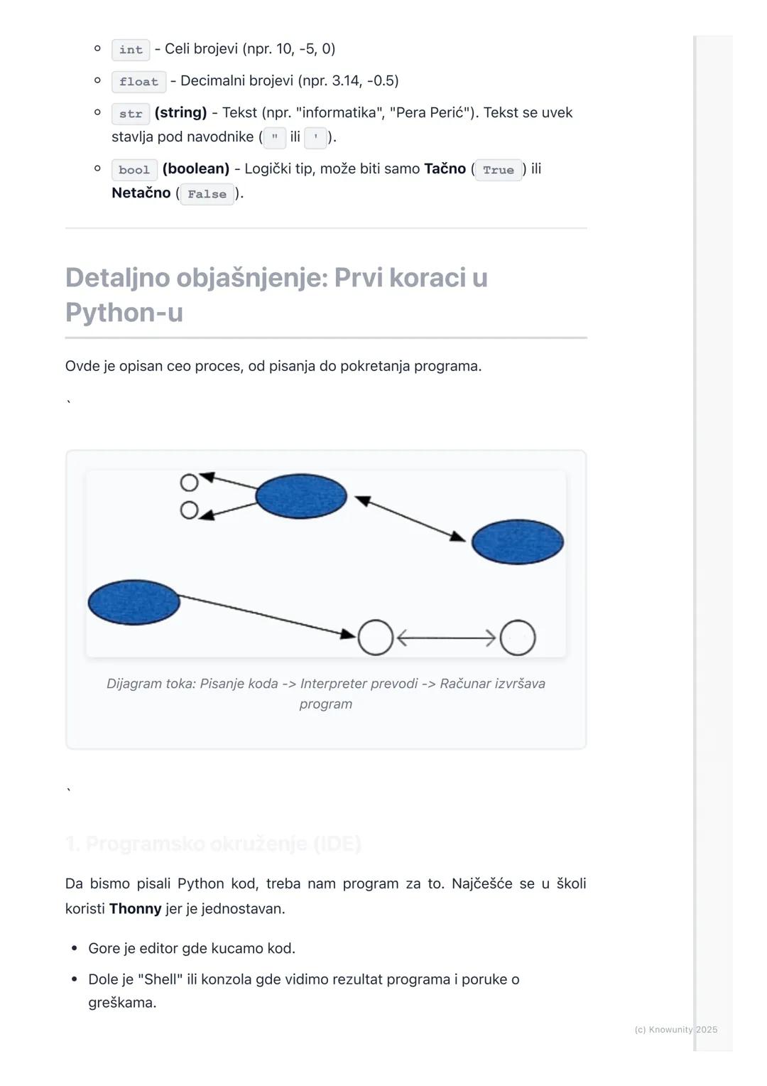 # Uvod u programski jezik (npr.
Python)

Uvod u programski jezik Python

Programski jezik je alat pomoću kojeg "razgovaramo" sa računarom i 