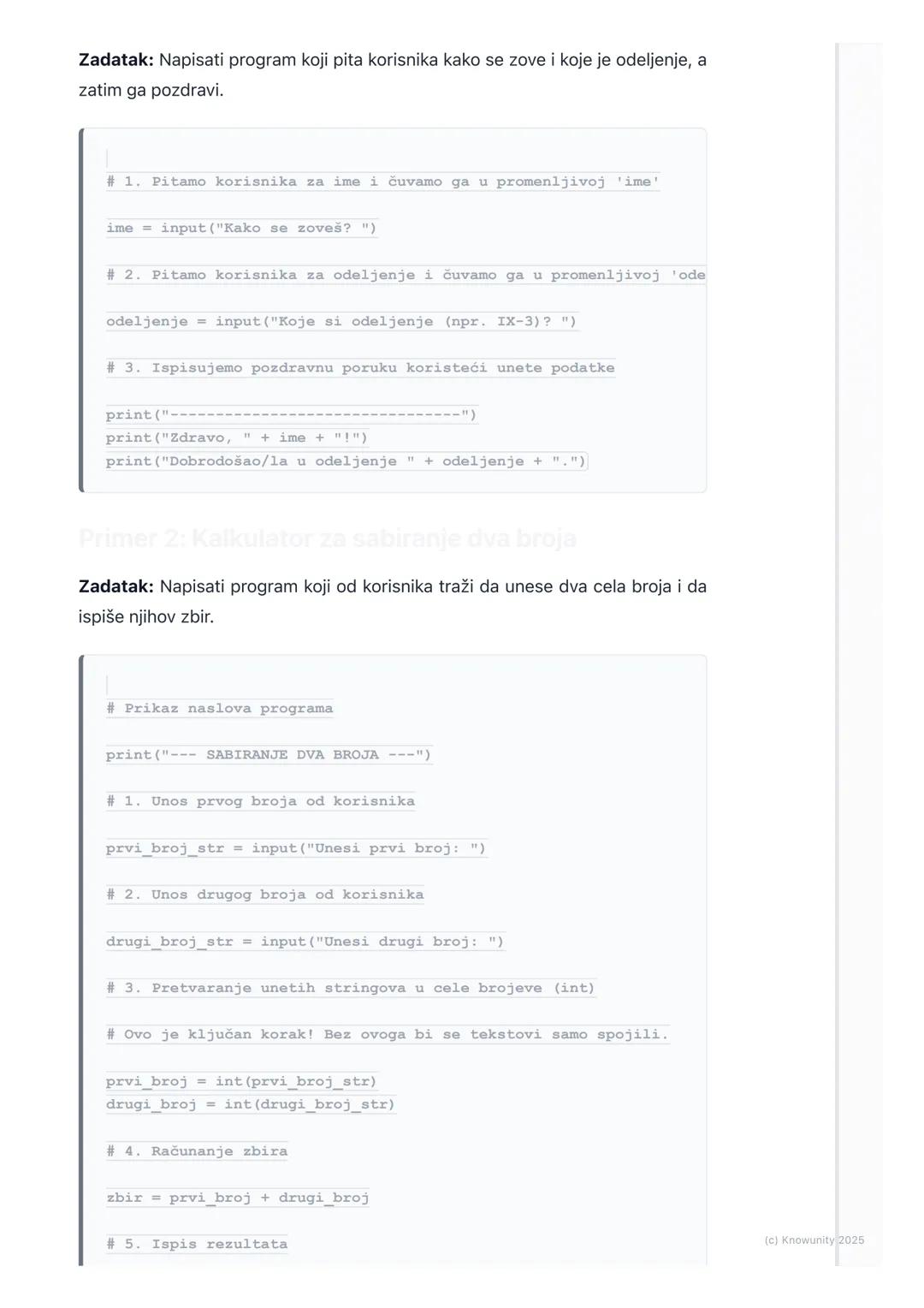 # Uvod u programski jezik (npr.
Python)

Uvod u programski jezik Python

Programski jezik je alat pomoću kojeg "razgovaramo" sa računarom i 