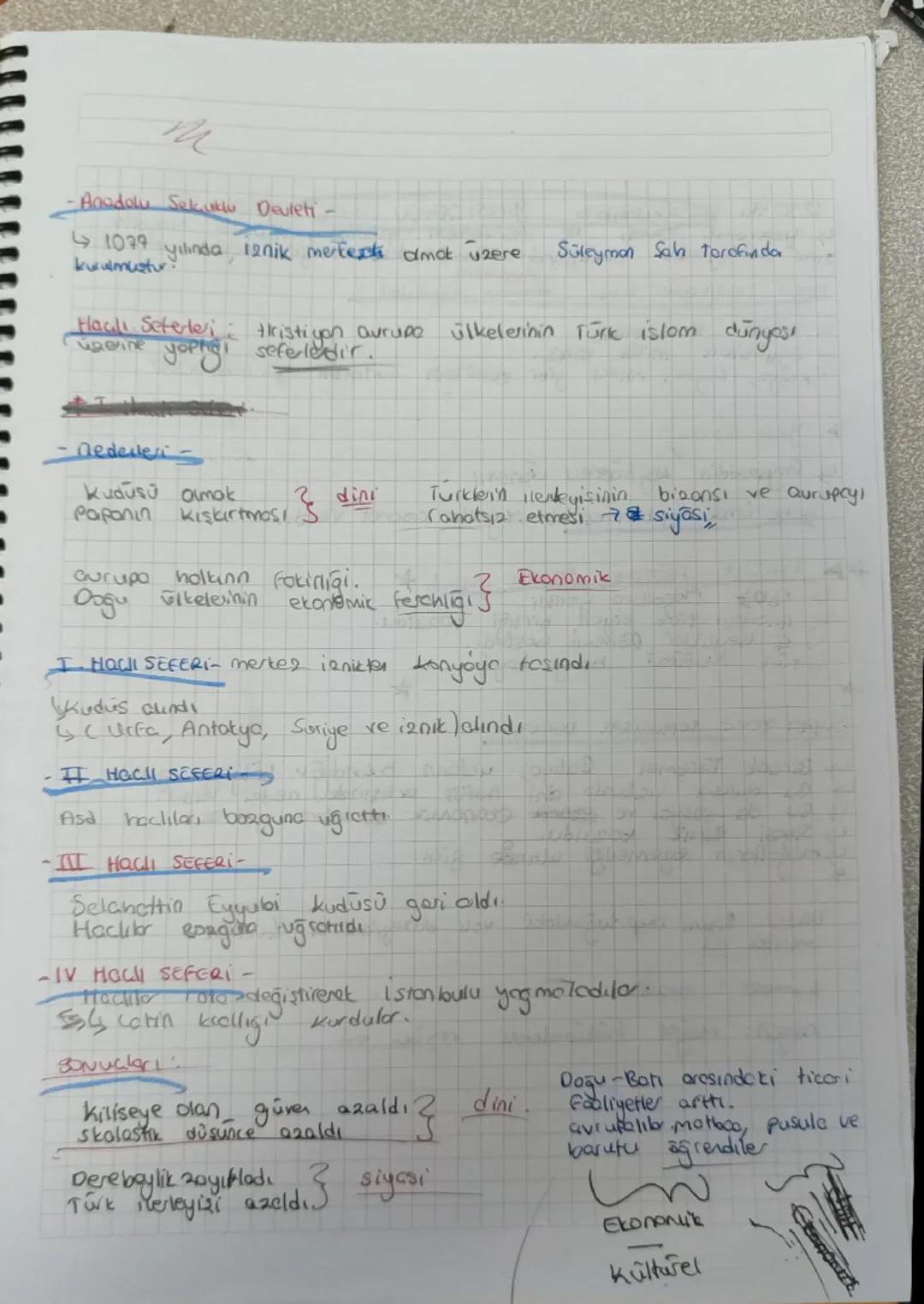 -Anadolu Sekinklu Devleti
↳ 1079 yılında İznik merfest amak üzere
kurulmuştur.
Haul Seferleri: tkistiyon avrupe
ugeine yopigi seferledir.
Sü